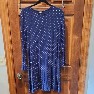Old Navy Blue Polka Dot Kids Dress